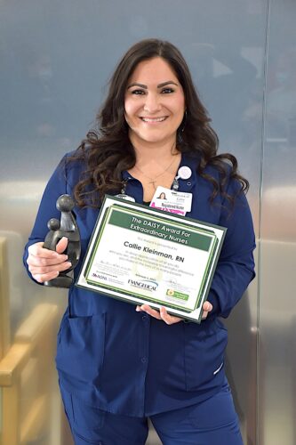 Evangelical Community Hospital awards DAISY honor to nurse Callie Kleinman